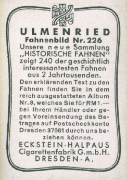 Obraz z kolekcji Obraz flagi Ulmenried nr 226, flaga tunezyjskiej karawany 1640