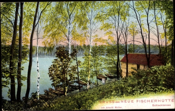 PC Berlin Zehlendorf, Schlachtensee, new fisherman&#39;s hut
