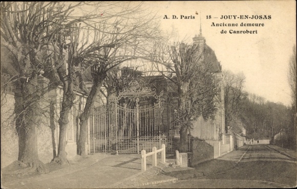 Postcard Jouy and Josas Yvelines, former residence of Canrobert