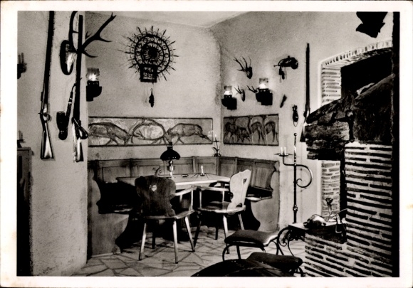 PC Wirtheim Biebergemünd in Hesse, Landsknecht tavern, interior