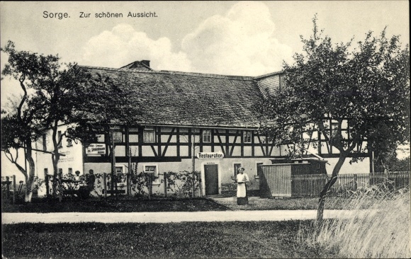 Postcard concern Oberharz am Brocken, inn for beautiful views