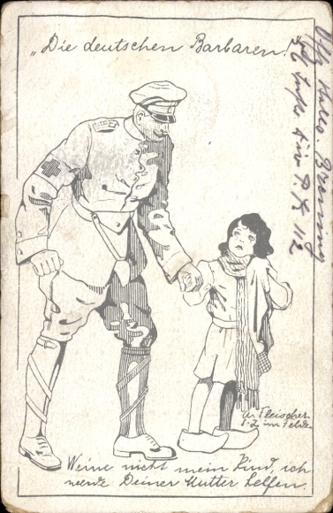 Feldpost 23 lipca 1915 opóźniony ze względów wojskowych