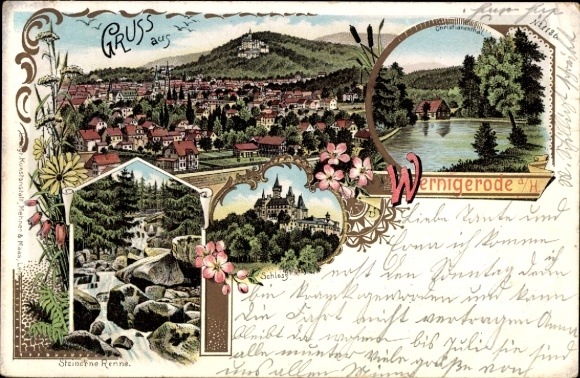 Litho Wernigerode im Harz, Gesamtansicht