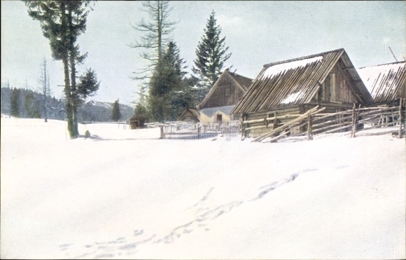 Postcard Mönichkirchen in Niederösterreich, Mönichkirchner Schwaig, Winter