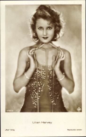Ak Schauspielerin Lilian Harvey, Portrait