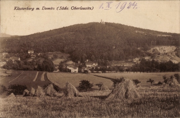 Ak Demitz Thumitz in der Lausitz Sachsen, Klosterberg