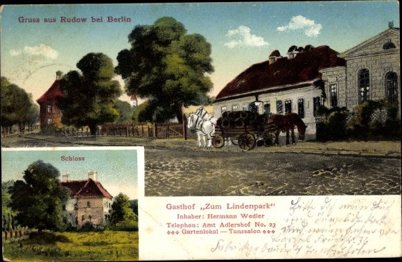 PC Berlin Neukölln Rudow, Gasthof Zum Lindenpark, Schloss