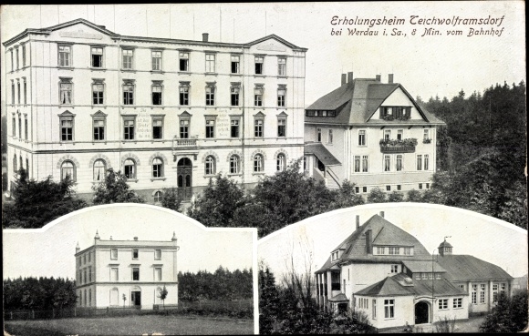 Ak Teichwolframsdorf Thüringen, herstellingsoord