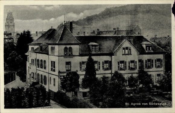 Ak Freiburg im Breisgau, St. Agnes