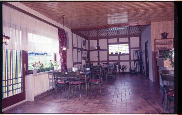 6 celluloid negatives Krempel Geestland in Lower Saxony, garden, shop, gastronomy