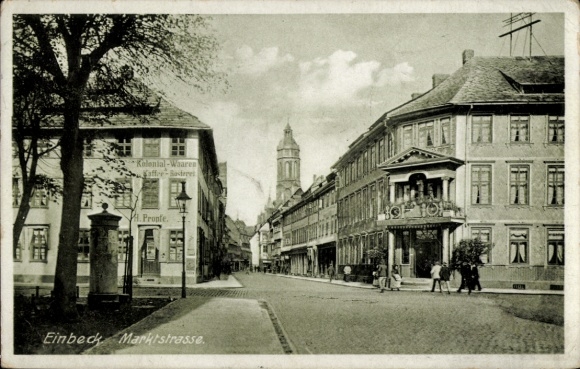 Ak Einbeck in Niedersachsen, Marktstraße
