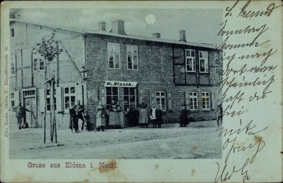 Moonlight PC Eldena in Mecklenburg, commercial building W. Blanck