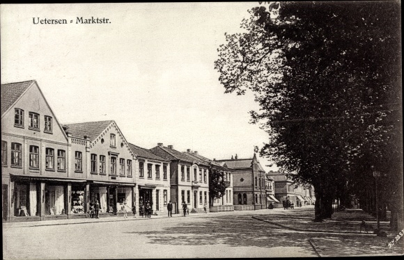 KP Uetersen w Szlezwiku-Holsztynie, część ulicy od Marktstraße