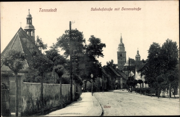 PC Bad Tennstedt in Thuringia, Bahnhofstrasse, Herrenstrasse