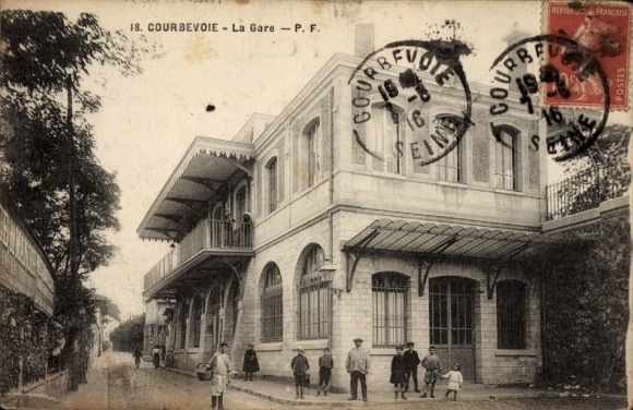 PC Courbevoie Hauts de Seine, La Gare