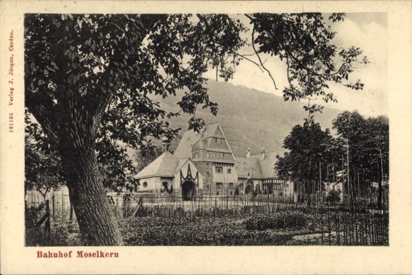 Ak Moselkern an der Mosel, Bahnhof