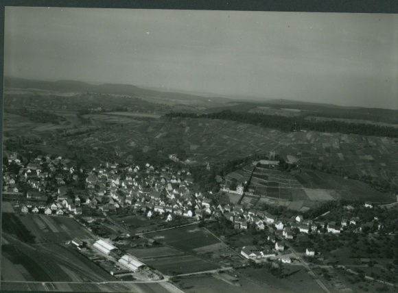 Postcard Beilstein on the Moselle, an aerial photograph.