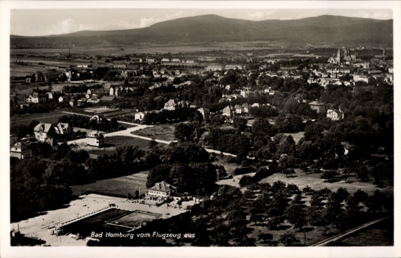 Postcard Bad Homburg vor der Höhe Hessen, aerial photograph