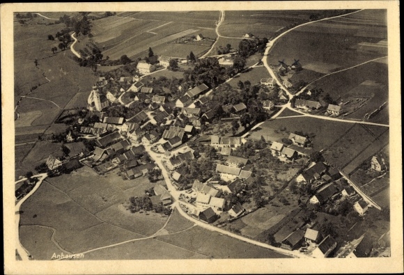 KP Anhausen w Westerwaldzie, widok z lotu ptaka