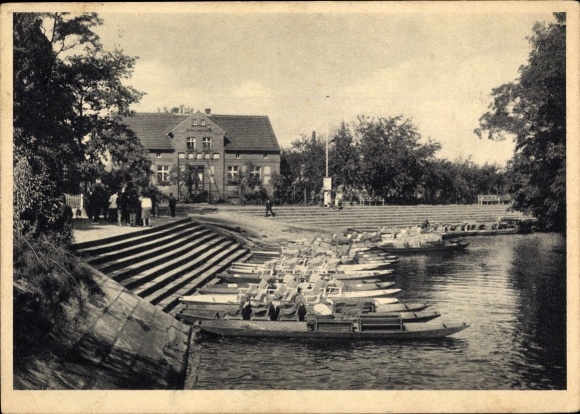 Kasteel Ak in het Spreewald, Spree-haven, vertrekpunt