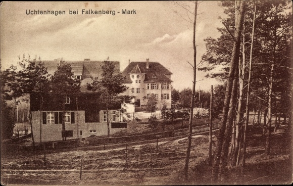 Ak Uchtenhagen Falkenberg in der Mark, Teilansicht