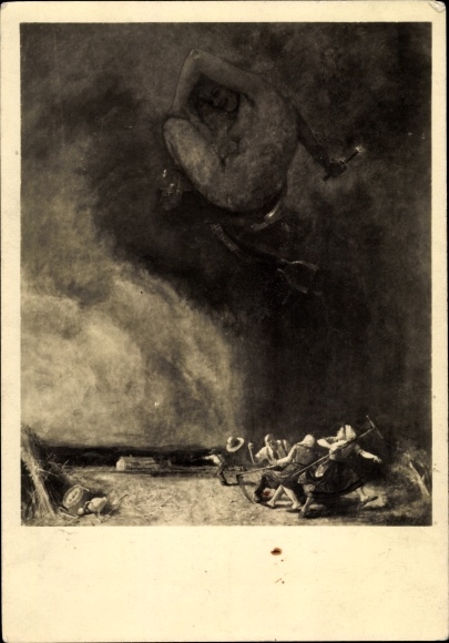 Kunstenaarskaart Hilz, Sepp, Die Wetterhexe, HDK 407