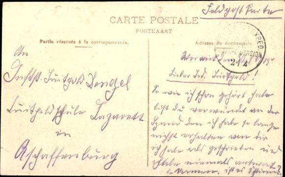 Postcard Wervik Wervicq West Flanders, La Douane belge