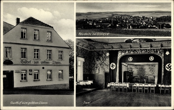 PC Reudnitz Mohlsdorf in Thuringia, Gasthof zum goldenen Löwen