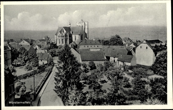 KP Münstermaifeld nad Mozelą, widok częściowy, kościół
