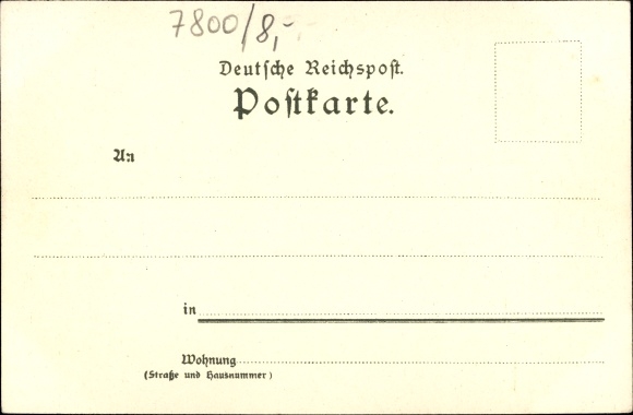Artysta lito Freiburg im Breisgau, widok na dachy miasta, kościół