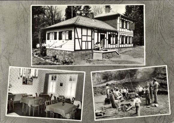 Ak Gusternhain Breitscheid in Hessen, Herborner Haus, Wanderheim