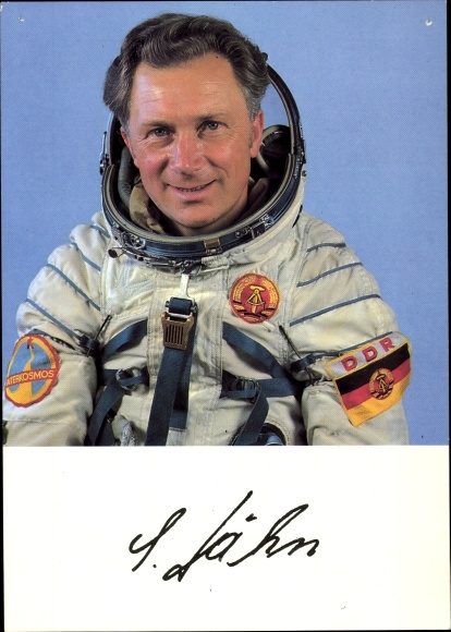 PC joint cosmos flight USSR and GDR, pilot cosmonaut Jähn