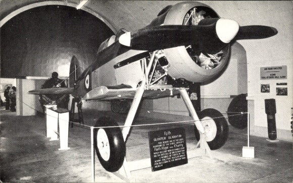 Postcard Faith, Sole survivor of the four Sea Gladiators which formed Malta's Air Defense at the beginning