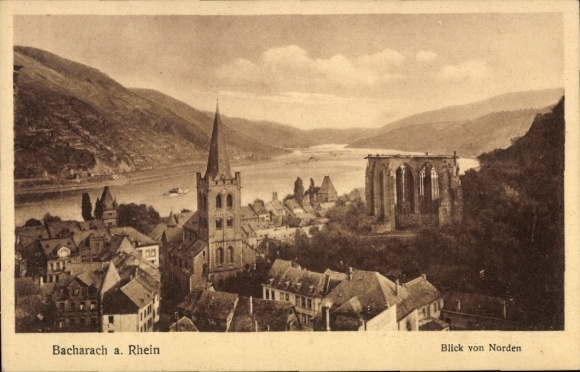 Bacharach am Rhein, general view