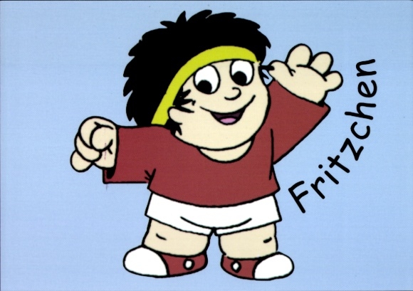 Postcard Mainzelmännchen, Fritzchen