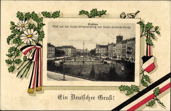 Passepartout PC Cottbus Brandenburg, Kaiser Wilhelm Platz, Kaiser Friedrich Straße