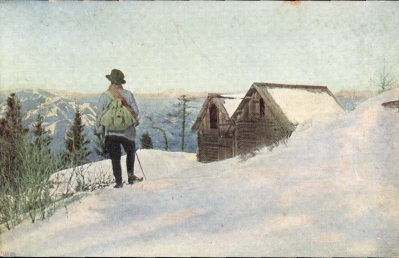 PC Lantsch Styria, Pilgerkapelle Schüssellbrunn, winter motif, hikers