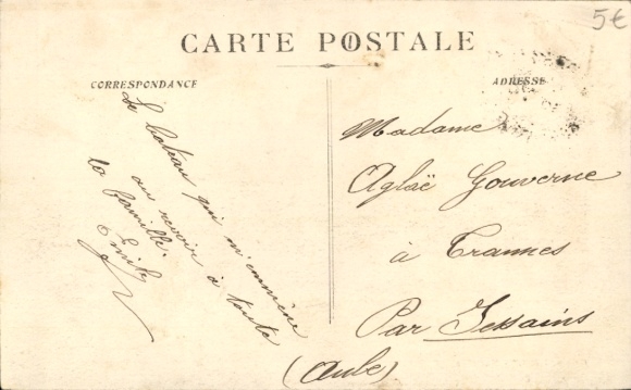 Photo Postcard French passenger ship Gange