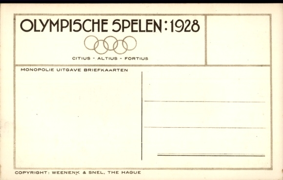 PC Amsterdam, Olympic Games 1928, football, Argentina