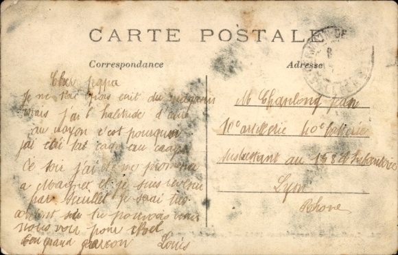 CPA La Guerre 1914, Troupes indiennes allant au front