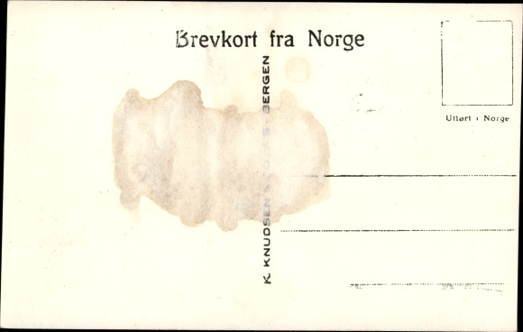 Postcard Finse Norwegen, Bergensbanen