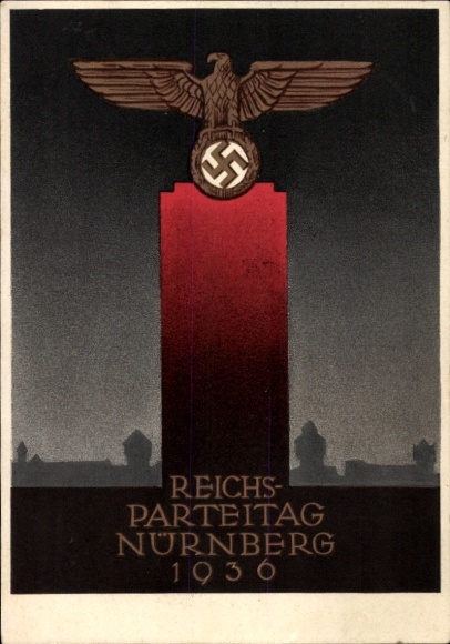 Artist Postcard Klein, Richard, Reich Party Rally of the NSDAP Nuremberg 1936