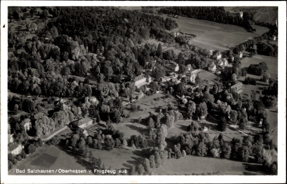 PC Bad Salzhausen Nidda in Hesse, aerial photo