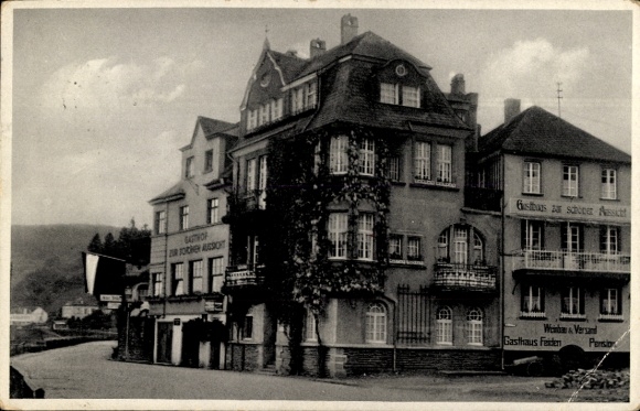 Ak Alf an der Mosel, Gasthof zur schönen Aussicht