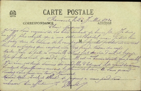Artist Postcard Châtillon, Jeanne d'Arc, portrait