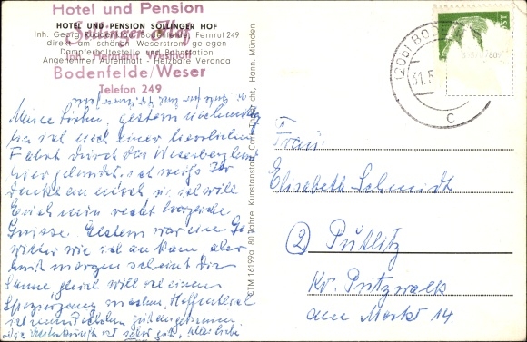 PC Bodenfelde on the Weser, Hotel and Pension Sollinger Hof, interior view, total view