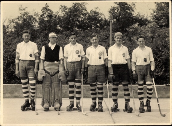 Photo Dortmund in the Ruhr area, roller hockey, team photo