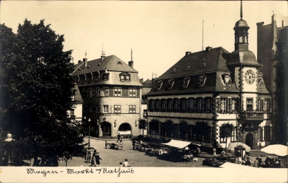 KP Mayen w Eifel, rynek, ratusz
