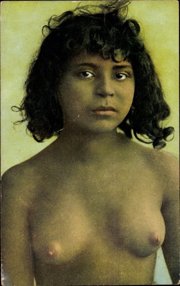 Ak Jeune Mauresque, vrouwelijk naakt, Maghreb, boezem