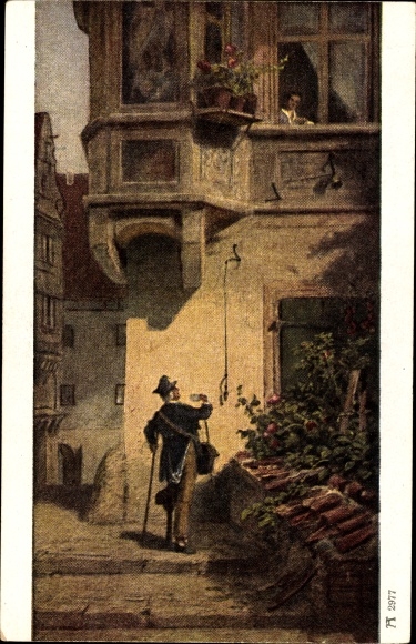 Artist PC Spitzweg, Carl, The Postman